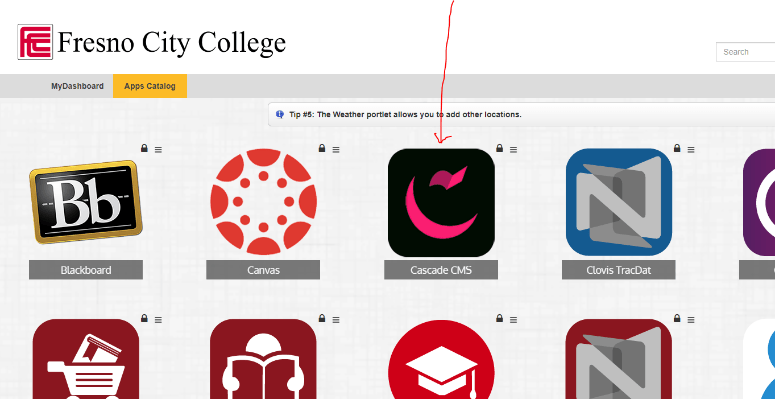 How to log into  Fresno City College