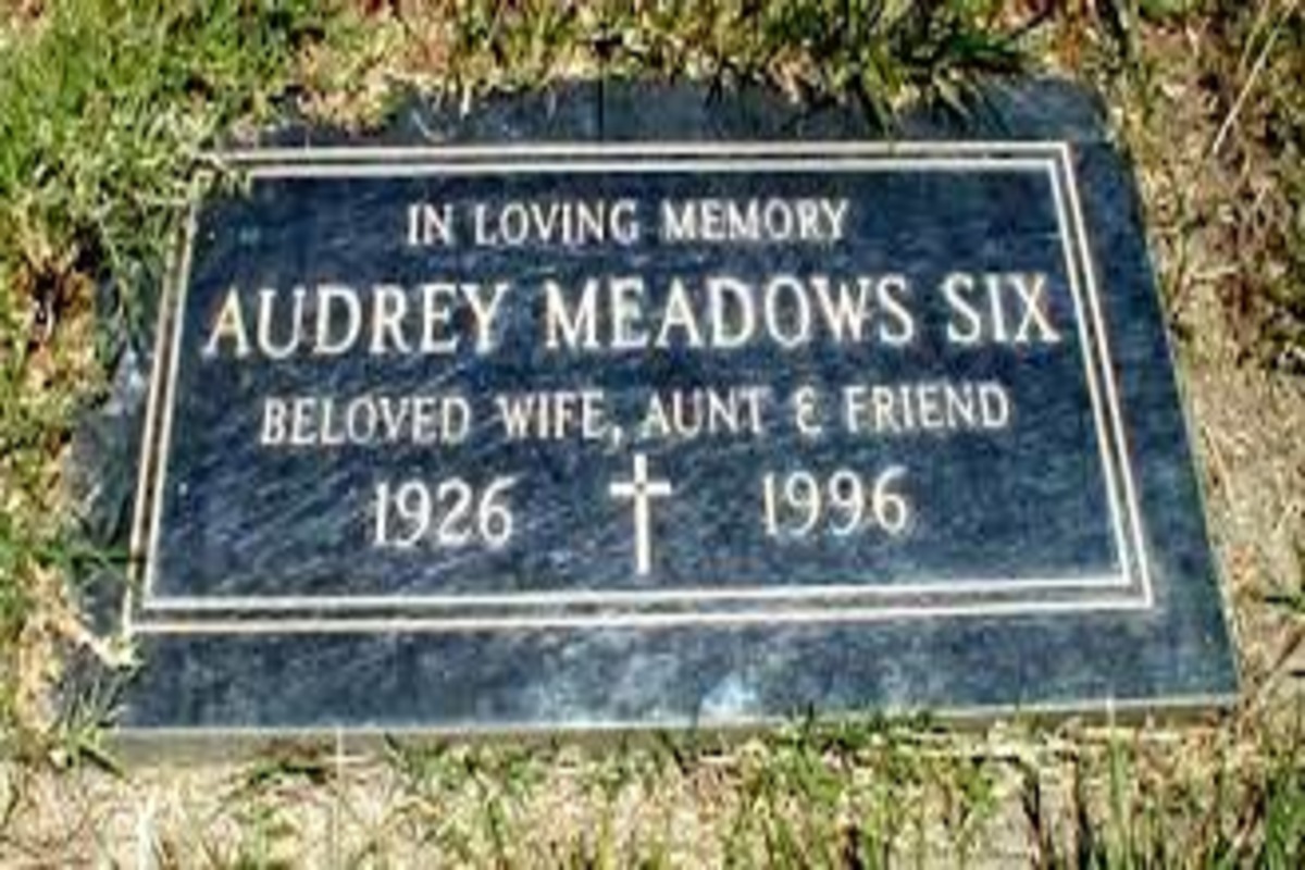 Where is Audrey Meadows buried?