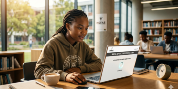 Create image for How long does NSFAS take to approve your application? make sure image must have W 1200 with Height of 675 pexel ,Create Attractive image not infographics