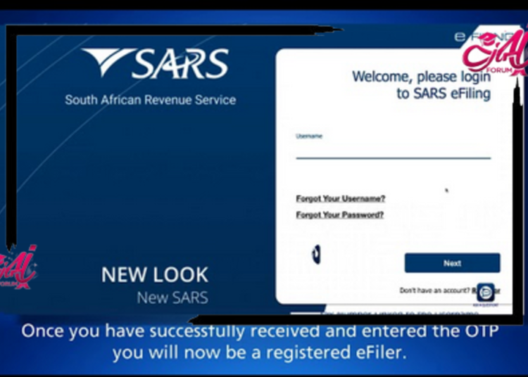 How to Register for SARS eFiling – www.sars.gov.za