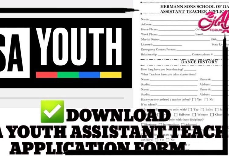 SAYouth Teacher Assistant Application Form PDF Download(Updated)