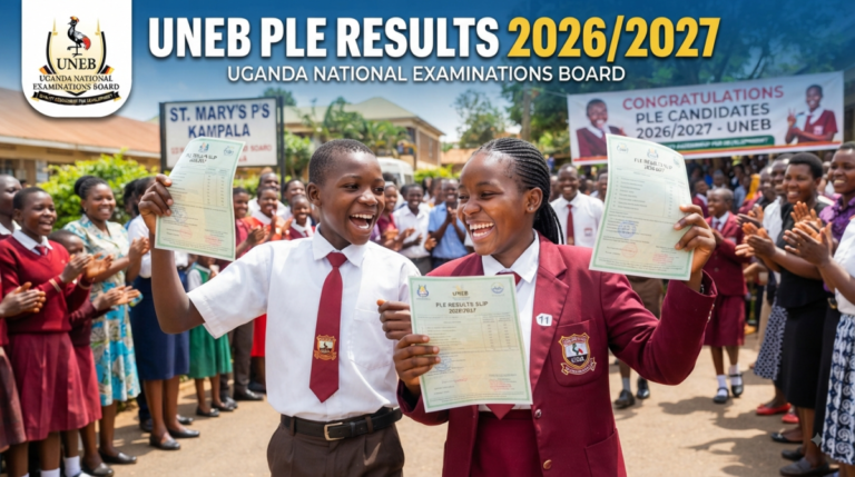 UNEB PLE Results 2026 /2027 | Uganda National Examinations Board