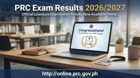 PRC Exam Result 2026/2027 | http://online.prc.gov.ph