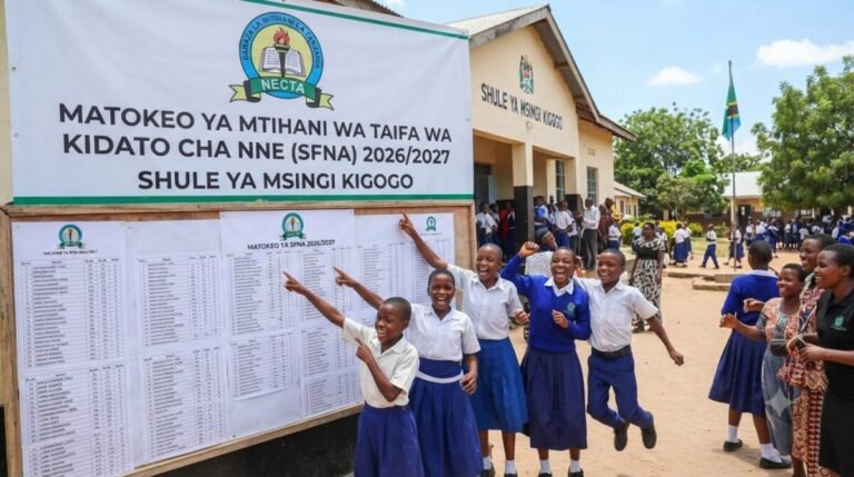 NECTA Standard four SFNA Exam Results 2026/2027