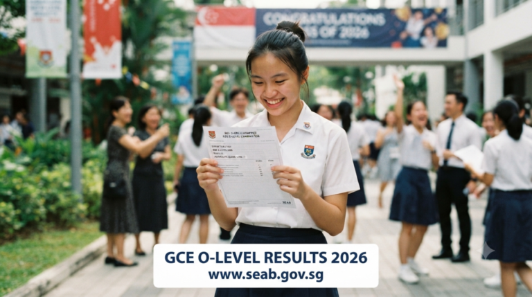 GCE O-Level  Results 2026 www.seab.gov.sg