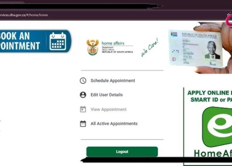 Home affairs online booking for id collection and Passport South Africa