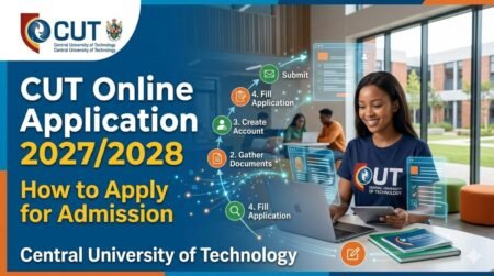 CUT Online Application 2027 /2028 Apply for Admission at Central University of Technology