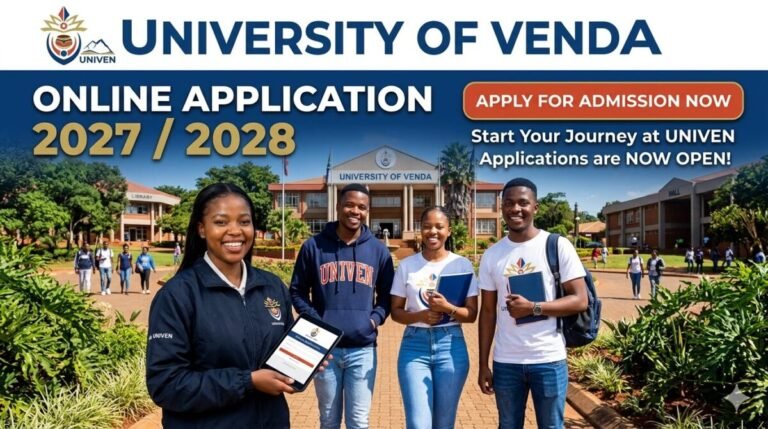 UNIVEN Online Application 2027 /2028 Apply for Admission at University of Venda