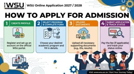 WSU Online Application 2027 /2028 Apply for Admission at Walter Sisulu University WSU Online Application 2027 /2028 How to Apply for Admission Walter Sisulu University