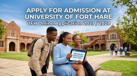 UFH Online Application 2027 /2028 Apply for Admission at University of Fort Hare