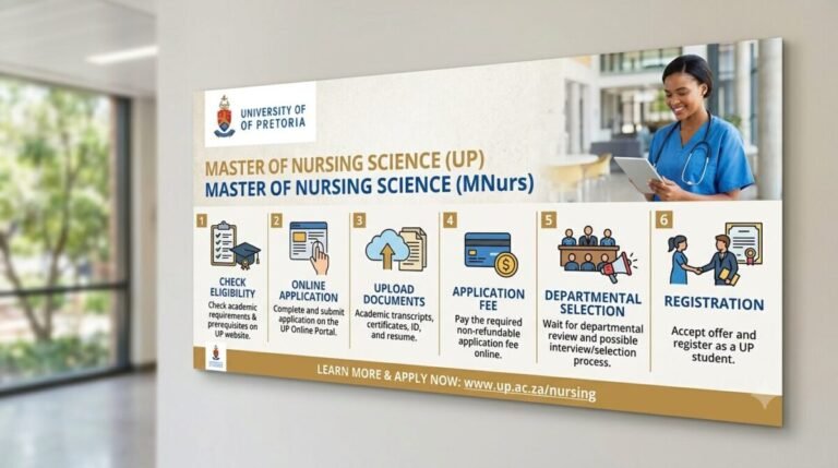 University of Pretori(UP) Master of Nursing Science (MNurs) - Steps How to Apply