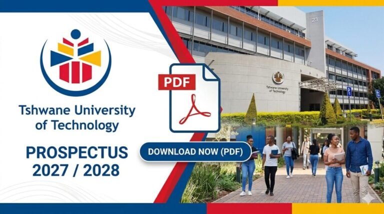 Tshwane University of Technology(TUT) Prospectus 2027 / 2028 PDF Download