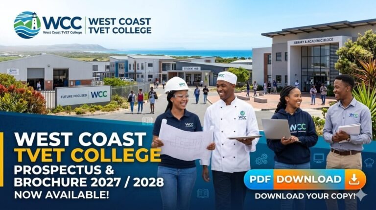 West Coast TVET College (WCC) Prospectus & Brochure 2027 /2028 PDF Download