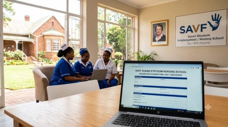 SAVF Susan Strydom Nursing School Online Application Form 2027 /2028 Intake