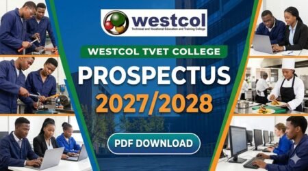Westcol TVET College Prospectus 2027/2028 PDF Download