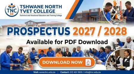 Tshwane North TVET College(TNC) Prospectus 2027 / 2028 PDF Download