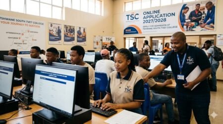 TSC Online Application 2027 /2028 Apply for Admission at Tshwane South TVET College