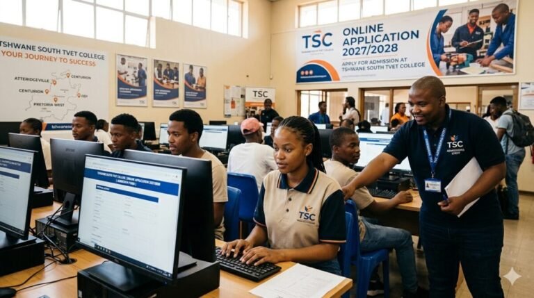 TSC Online Application 2027 /2028 Apply for Admission at Tshwane South TVET College