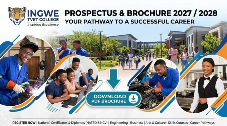 Ingwe TVET College Prospectus & Bronchure 2027/ 2028 PDF Download