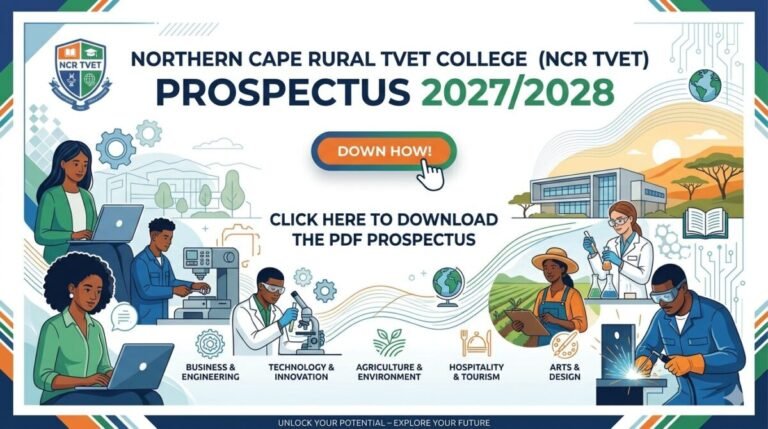 Northern Cape Rural TVET College(NCR TVET) Prospectus 2027/2028 PDF Download