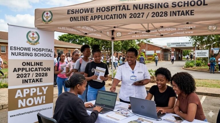 Eshowe Hospital Nursing School Online Application 2027 /2028 Intake