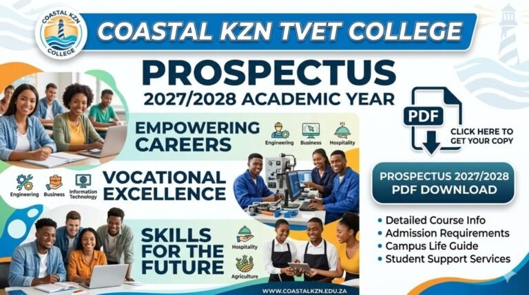Coastal KZN TVET College Prospectus 2027/2028 PDF Download