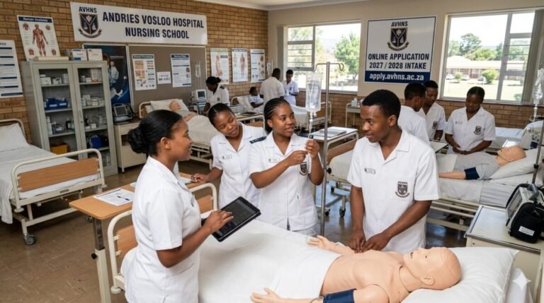 Andries Vosloo Hospital Nursing School for Nurses Online Application 2027 /2028 Intake