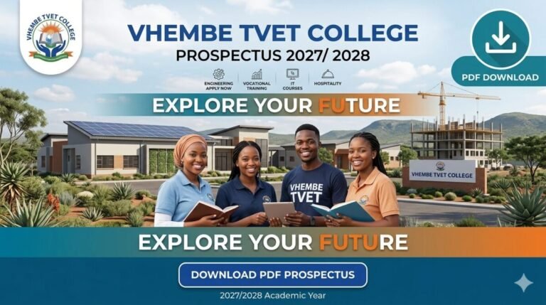 Vhembe TVET College Prospectus & Bronchure 2027/ 2028 PDF Download