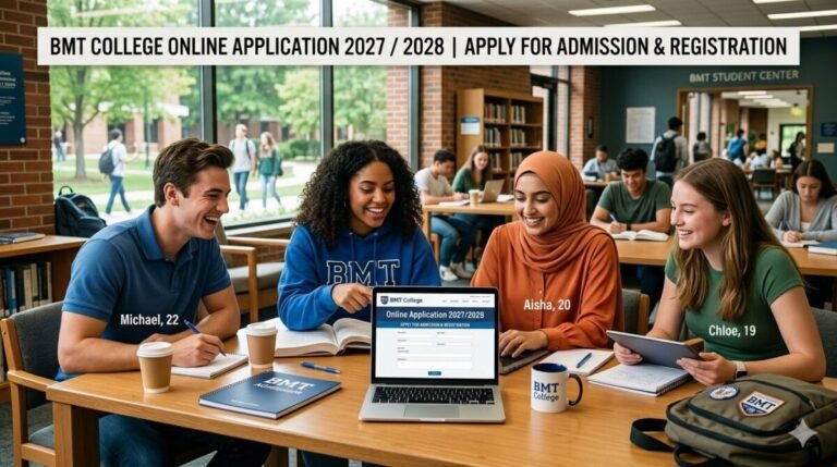 BMT College  Online Application 2027/2028 Apply for Admission and Registration
