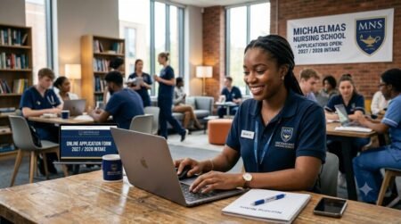 Michaelmas nursing school Online Application Form 2027 /2028 Intake