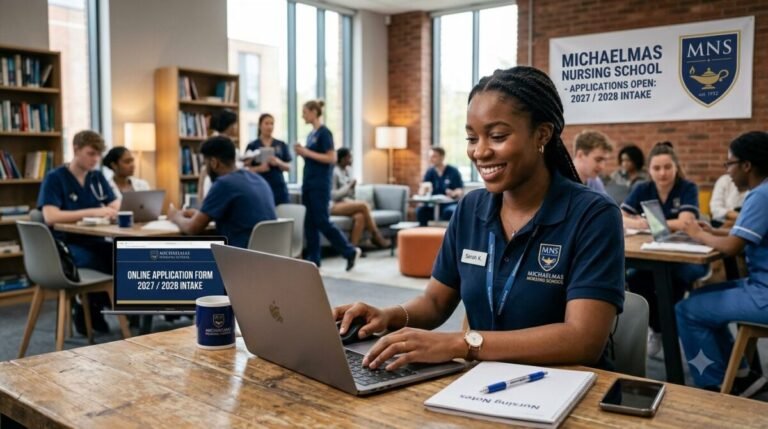 Michaelmas nursing school Online Application Form 2027 /2028 Intake Michaelmas nursing school Online Application Form 2027 /2028 Intake