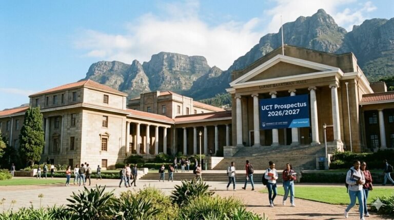 University of Cape Town (UCT) Prospectus 2026 /2027 PDF Download