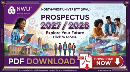 NWU Prospectus 2027/2028 PDF Download Undergraduate & Postgraduate