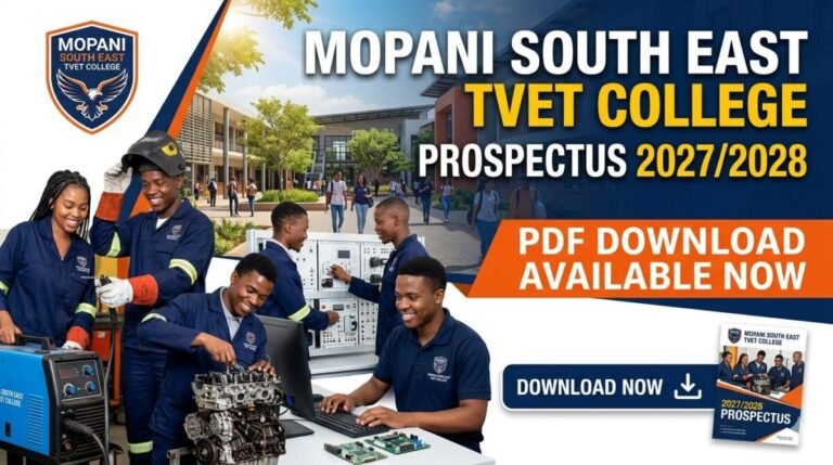 Mopani South East TVET College Prospectus 2027/2028 PDF Download