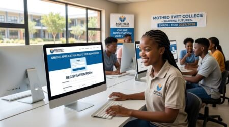Motheo TVET College Online Application 2027 /2028 Admission Login and Registration Form