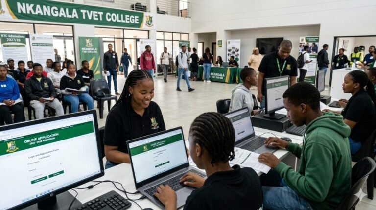 Nkangala TVET College (NTC) Online Application 2027 /2028 Admission Login and Registration Form