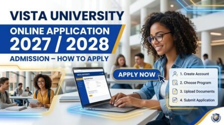 Vista University Online Application 2027 /2028 Admission – How to Apply