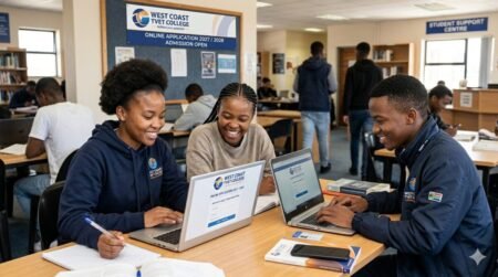 West Coast TVET College Online Application 2027 /2028 Admission Login and Registration Form