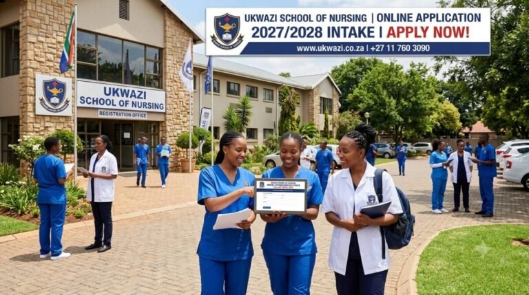 Ukwazi School of Nursing Online Application 2027 /2028 Intake Ukwazi School of Nursing Online Application 2027 /2028 Intake
