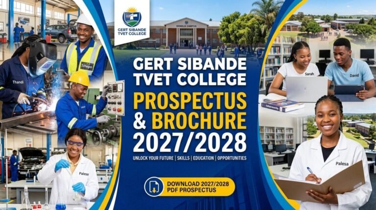 Gert Sibande TVET College Prospectus & Brochure 2027/2028 PDF Download