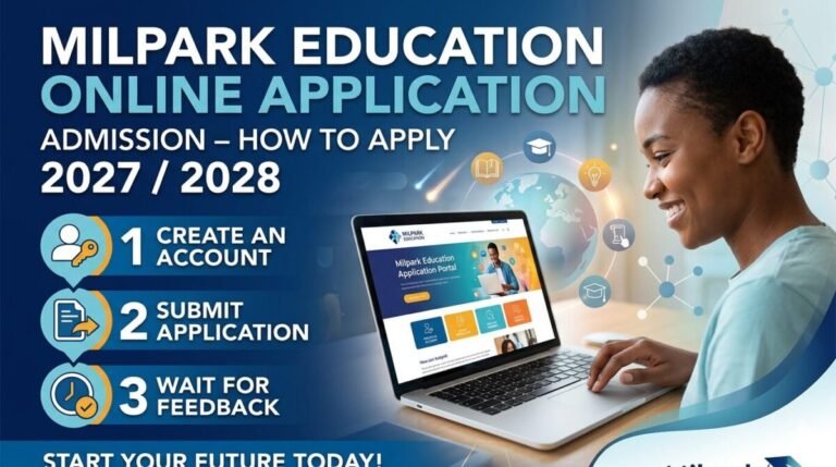 Milpark Education Online Application  Admission – How to Apply  2027 /2028