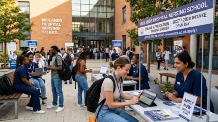 Midlands Hospital Nursing School for Nurses Online Application 2027 /2028 Intake