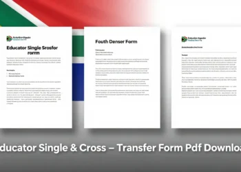Educator Single & Cross – Transfer Form Pdf Download