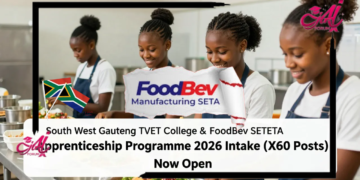 South West Gauteng TVET College & FoodBev SETA Apprenticeship Programme 2026 Intake (X60 Posts) Now Open