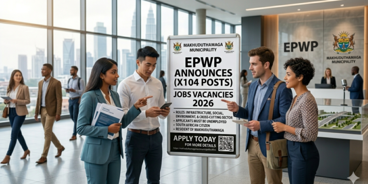 Makhuduthamaga Municipality EPWP Announces (X104 Posts) Jobs Vacancies 2026