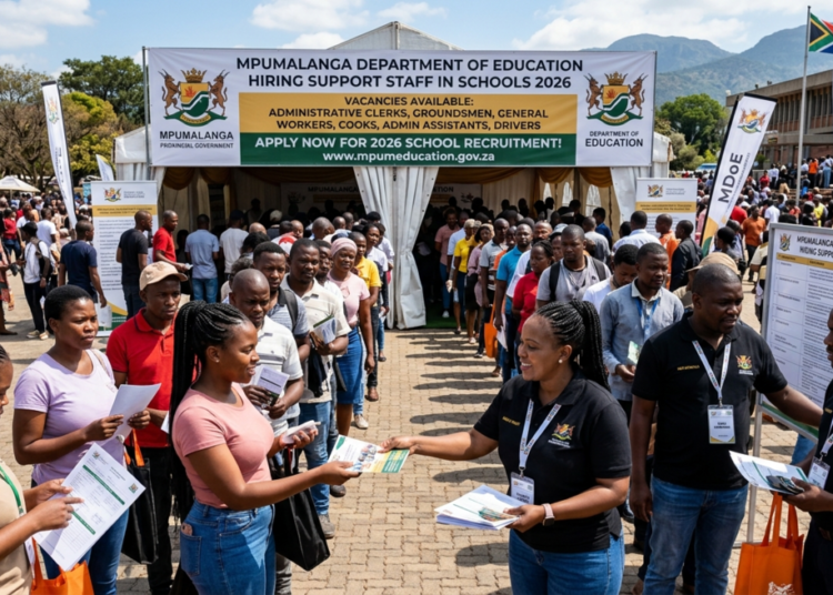 Mpumalanga Department of Education Hiring Support Staff in Schools 2026
