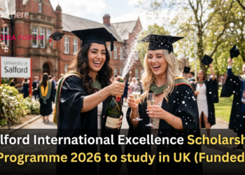 Salford International Excellence Scholarship Programme 2026 to study in UK (Funded)