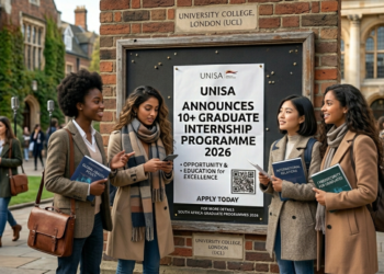 UNISA Announces 10+ Graduate Internship Programme 2026