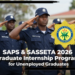 SAPS & SASSETA 2026 Graduate Internship Programme for Unemployed Graduates