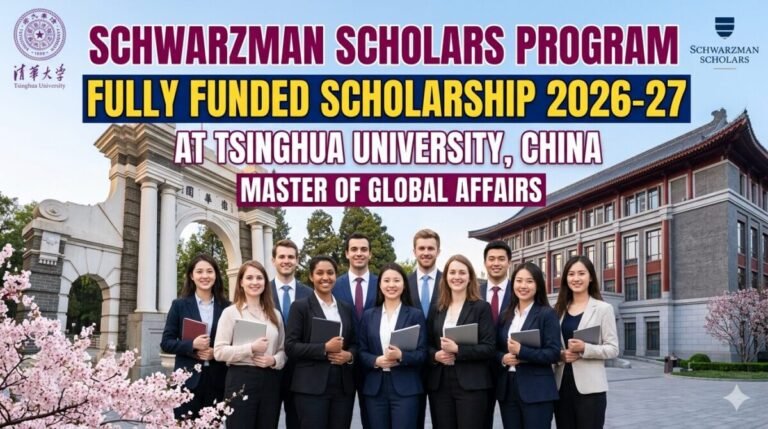Fully Funded Tsinghua University Schwarzman Scholarship 2026-27 in China